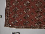 Salor Main Carpet, Wool (warp, weft, and pile), silk; asymmetrically knotted pile