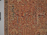 Carpet, Cotton (warp and weft), wool (pile); symmetrically knotted pile