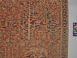 Carpet, Cotton (warp and weft), wool (pile); symmetrically knotted pile