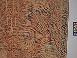 Carpet, Cotton (warp and weft), wool (pile); symmetrically knotted pile