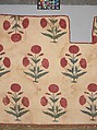 Fragment of a Floorspread, Cotton; plain weave, mordant-painted and dyed, resist-dyed