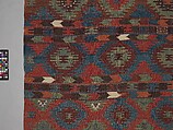Carpet, Wool and cotton; tapestry-woven