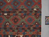 Carpet, Wool and cotton; tapestry-woven