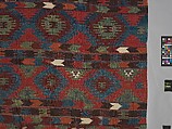 Carpet, Wool and cotton; tapestry-woven
