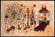 Pipes, Shiva Ahmadi  Iranian-American, Watercolor, ink, and acrylic on aquaboard