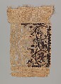Textile Fragment, Linen, wool; tapestry weave, looped embroidery