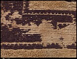 Textile Fragment, Linen, wool; tapestry weave, looped embroidery