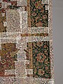 Detail 2C Carpet, Silk (warp), cotton (weft), wool (pile); asymmetrically knotted pile
