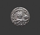 Dirham of Ghiyath al-Din Kai Khusrau II (r. 1239–46); Astrological Device (Sun-Lion), Silver
