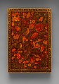 Vanity Box, Muhammad Baqir (Iranian), Papier-maché and pasteboard; painted and lacquered