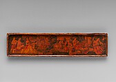 Lacquer Pen Box, Muhammad Sadiq (Iranian, active 1740–90s), Papier-maché; painted and lacquered