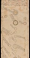 Genealogical Scroll, Inks and gilt on paper, silk
