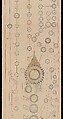 Genealogical Scroll, Inks and gilt on paper, silk