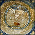 Bowl, Stonepaste; overglaze luster-painted on an opaque white glaze