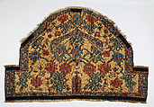 Saddle Cover, Wool (warp, ground weft, and pile); symmetrically knotted pile