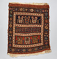 Bag Face, Wool; sumak brocaded, tapestry weave