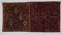 Half of Double Saddle Bag (Khorjin), Wool; sumak brocaded, tapestry weave