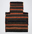Salt Bag, Wool (warp, ground weft, and supplementary weft); balanced plain weave with pattern in supplementary brocaded weft (front); weft-faced plain weave (back)