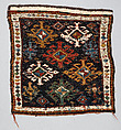 Half of Double Saddle Bag (Khorjin), Wool and cotton; sumak brocaded, tapestry weave