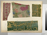 Textile Fragment, Silk, metal thread