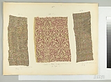 Textile Fragment, Silk, metal thread