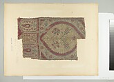 Textile Fragment, Silk, metal thread