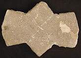 Tile, Stonepaste; molded, glazed, and painted
