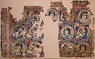 Hanging with Dionysian Figures, Linen, wool; tapestry-woven