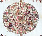 Cover (Rumal), Cotton; plain weave, mordant dyed and painted, resist dyed