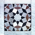 Damascus Room, Wood (poplar) with gesso relief, gold and tin leaf, glazes and paint; wood (cypress, poplar, and mulberry), mother-of-pearl, marble and other stones, stucco with glass, plaster ceramic tiles, iron, brass
