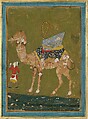 Composite Camel with Attendant, Opaque watercolor and ink on paper