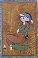 Painting by Riza-yi 'Abbasi | The Lovers | The Metropolitan Museum of Art