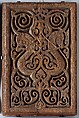 Panel with Horse Heads, Wood (teak); carved