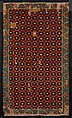 Carpet, Wool (warp, weft and pile); symmetrically knotted pile