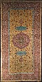 The Anhalt Medallion Carpet, Cotton (warp), silk (weft), wool (pile); asymmetrically knotted pile