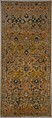 Polonaise Carpet, Cotton (warp and weft), silk (weft and pile), metal wrapped thread; asymmetrically knotted pile, brocaded