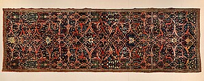 Carpet, Silk (warp), cotton (weft), wool (pile); both symmetrically and asymmetrically knotted pile