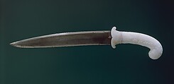 Dagger with Hilt of Leafy Plants, Hilt: Nephrite
Blade: Watered steel