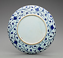 Plate, Stonepaste; polychrome-painted under transparent glaze