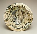 Bowl, Stonepaste; underglaze painted