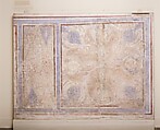 Painted Dado Panels, Stucco; painted