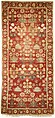 Carpet with Irises, Tulips, and Other Flowering Plants, Cotton (warp and weft); wool (pile); asymmetrically knotted pile