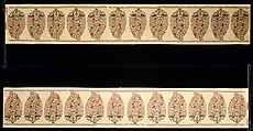 Panel from a Shawl, Pashmina wool; double interlocking twill tapestry weave