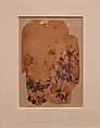 Rider with Troops, Ustad Murad, Ink and opaque watercolor on paper