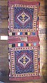 Shahsevan Double Saddle Bag, Wool and cotton; sumak technique