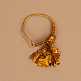 Earring, One of a Set of Five, Gold