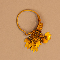 Earring, One of a Set of Four, Gold