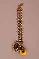 Hair / Ear Ornament, One of a Pair, Gold, silver