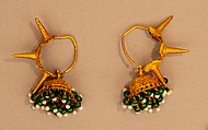 Earrings, Gold