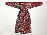 Kaftan, Cotton, silk; ikat woven